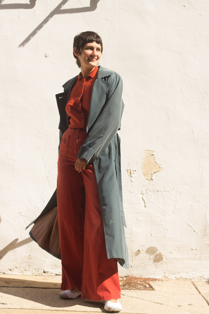 1980s Sanyo Sueded Cotton Trench Coat — Wayward Collection
